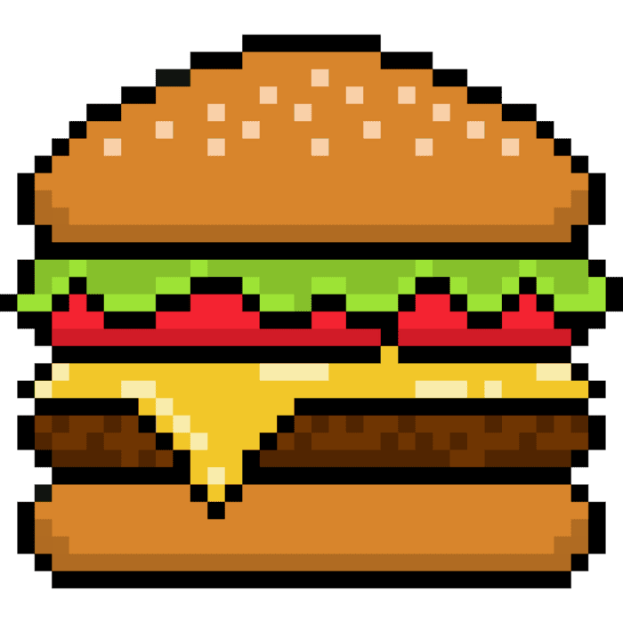The Sacred Pixel Burger